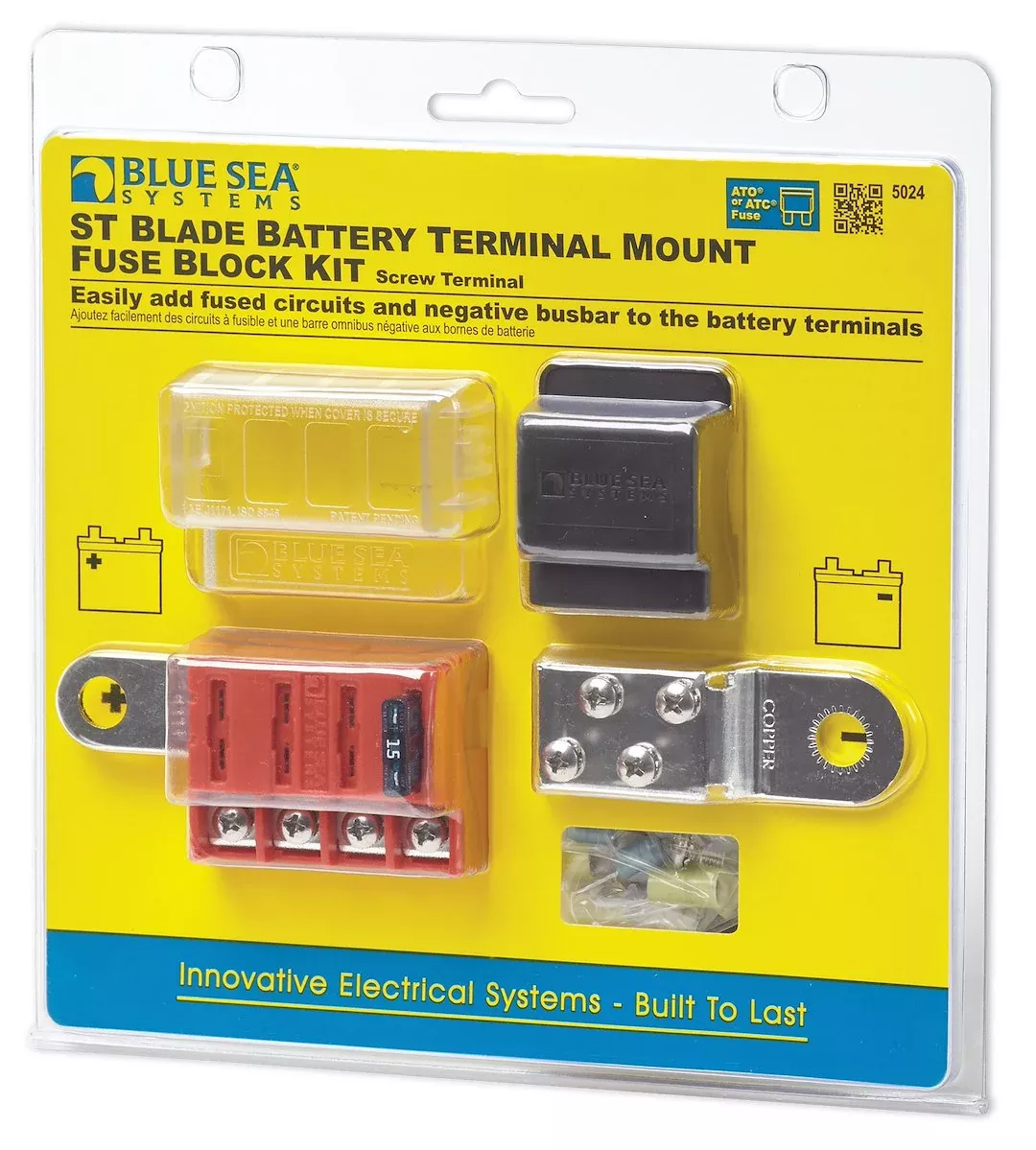 Blue Sea 5024-BSS 4-Circuit ATO/ATC Fuse Block