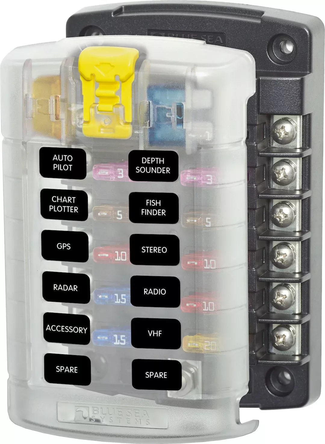 Blue Sea 5029-BSS 12-Circuit ATO/ATC Fuse Block