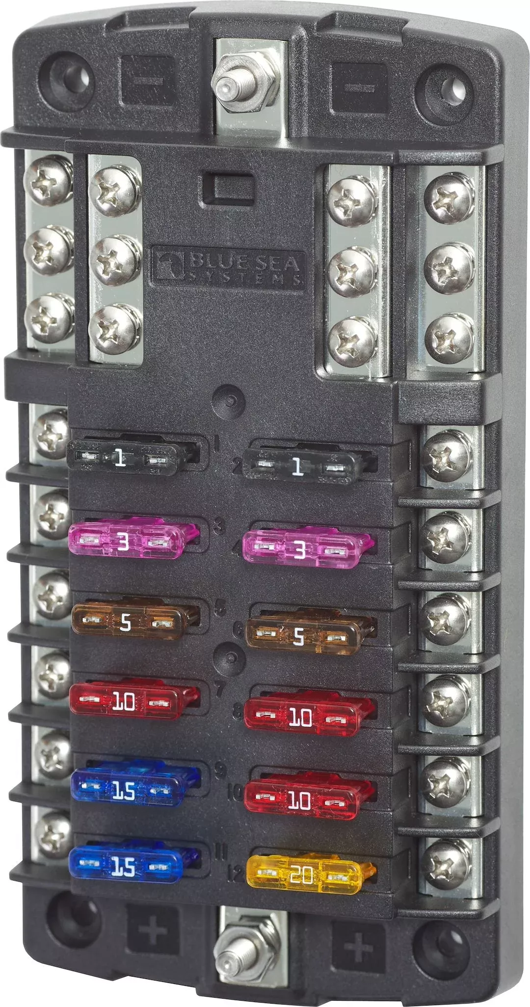 Blue Sea 5031-BSS 12-Circuit ATO/ATC Fuse Block