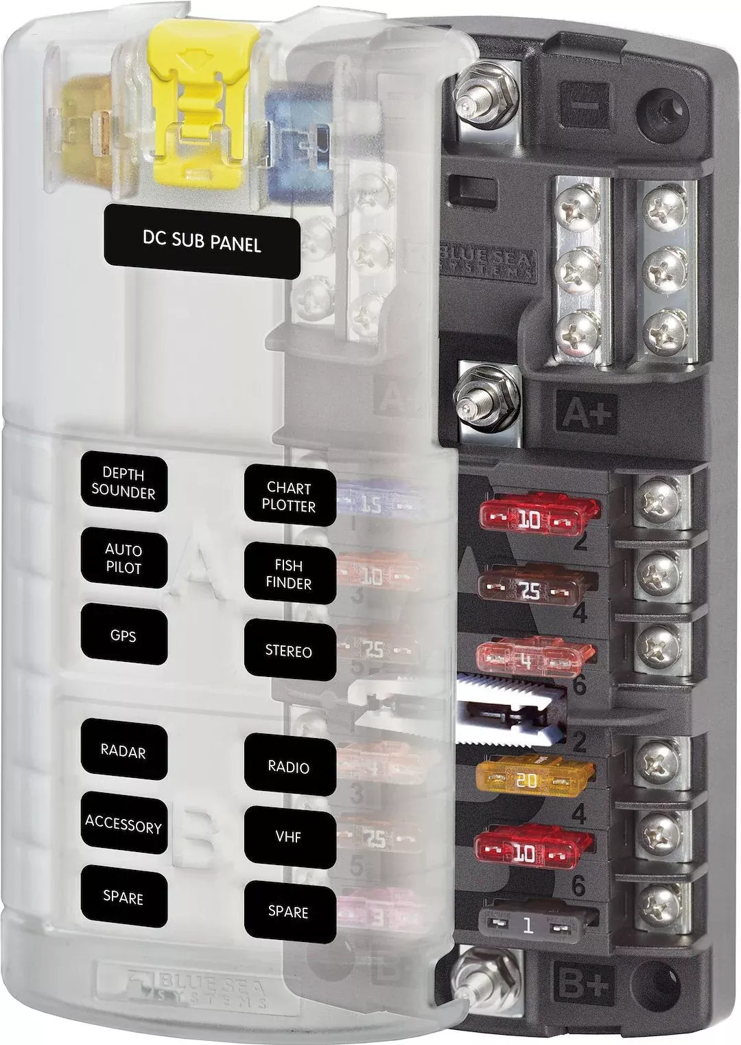 Blue Sea 5032-BSS 12-Circuit ATO/ATC Fuse Block