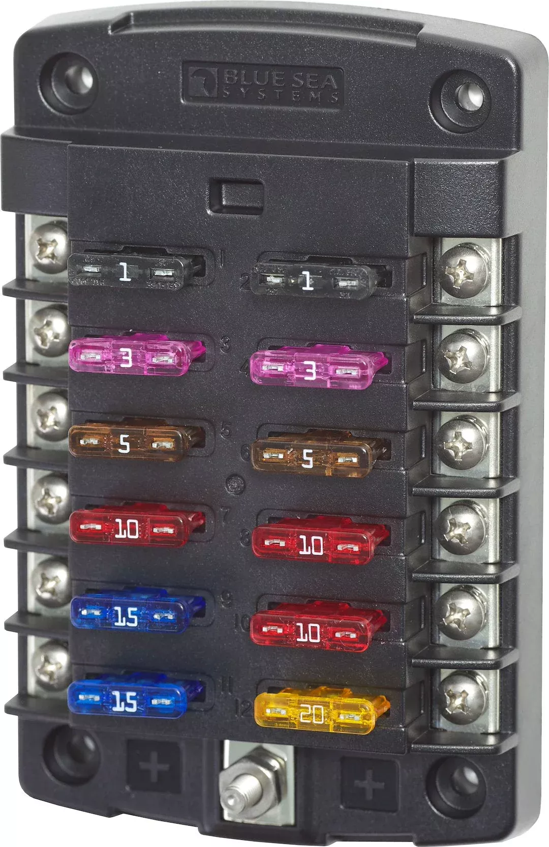 Blue Sea 5034-BSS 12-Circuit ATO/ATC Fuse Block