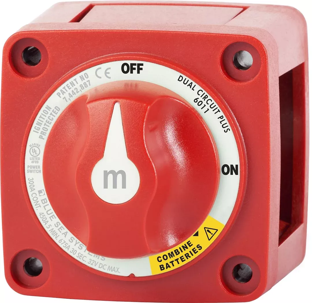 Blue Sea 6011-BSS 3-Position Battery Selector Switch - 32V