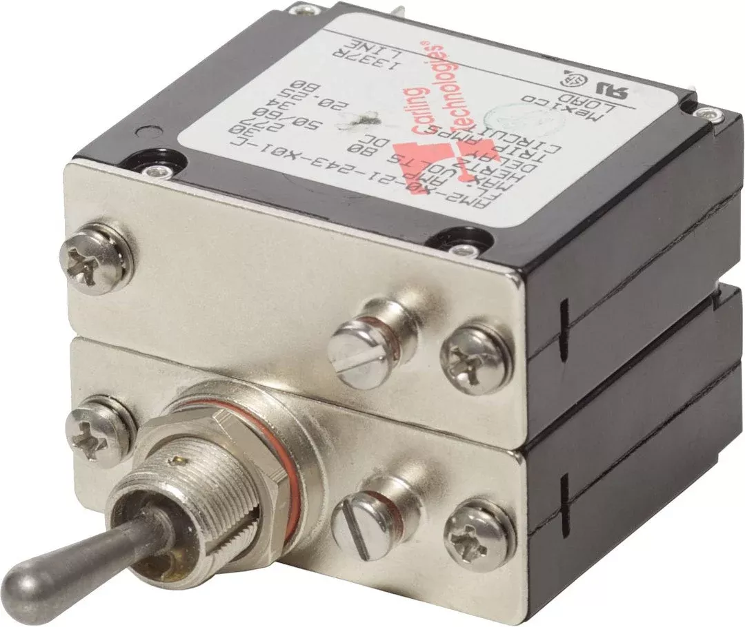 Blue Sea 7315-BSS 30A Hydraulic-Magnetic Circuit Breaker, 2-Pole