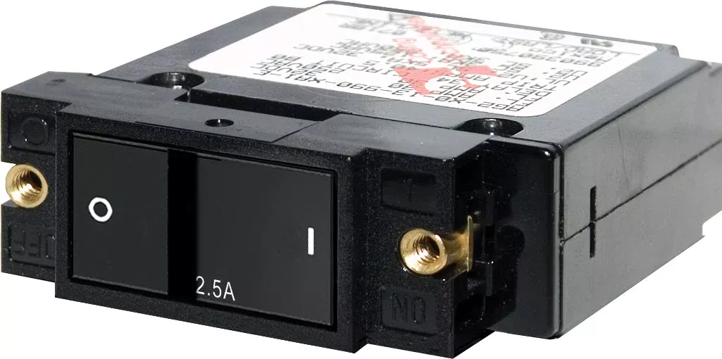 Blue Sea 7399-BSS 2.5A Hydraulic-Magnetic Circuit Breaker, 1-Pole