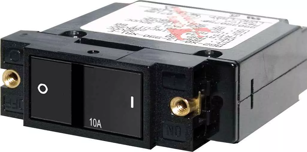 Blue Sea 7402-BSS 10A Hydraulic-Magnetic Circuit Breaker, 1-Pole