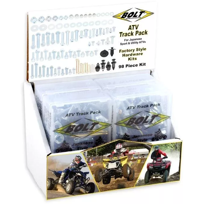 BOLT ATV TRACK PACK 6/PK DISPLAY - 020-00106D