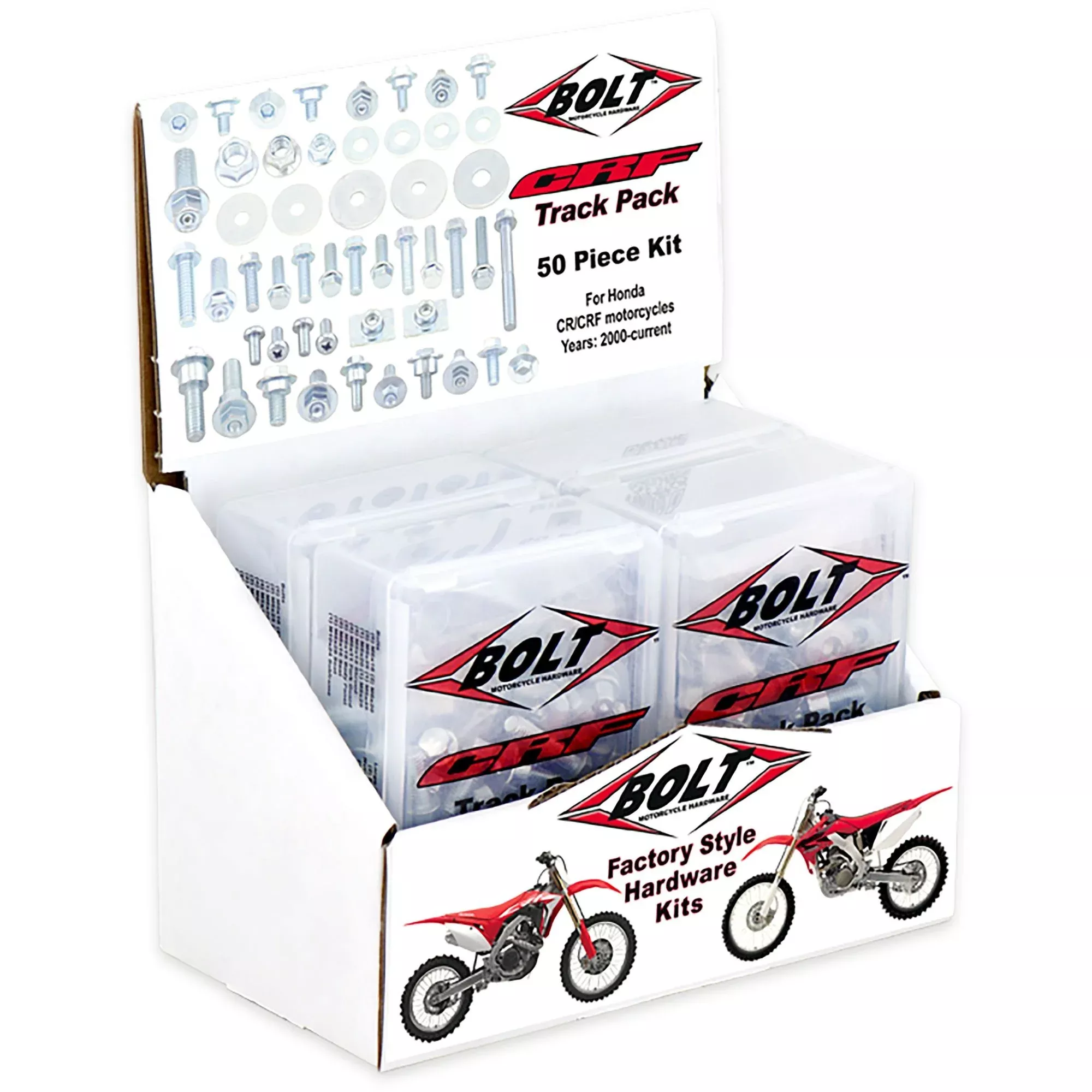 BOLT CRF TRACK PACK 6/PK DISPLAY - 020-00112D