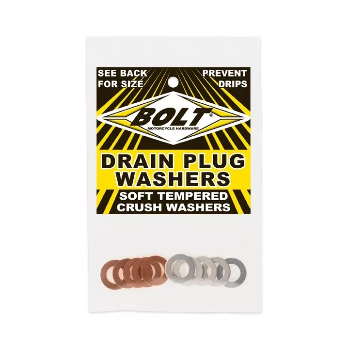 BOLT CRUSH WASHERS 10X18MM 10/PK 5 ALUMINUM & 5 COPPER - 020-101810