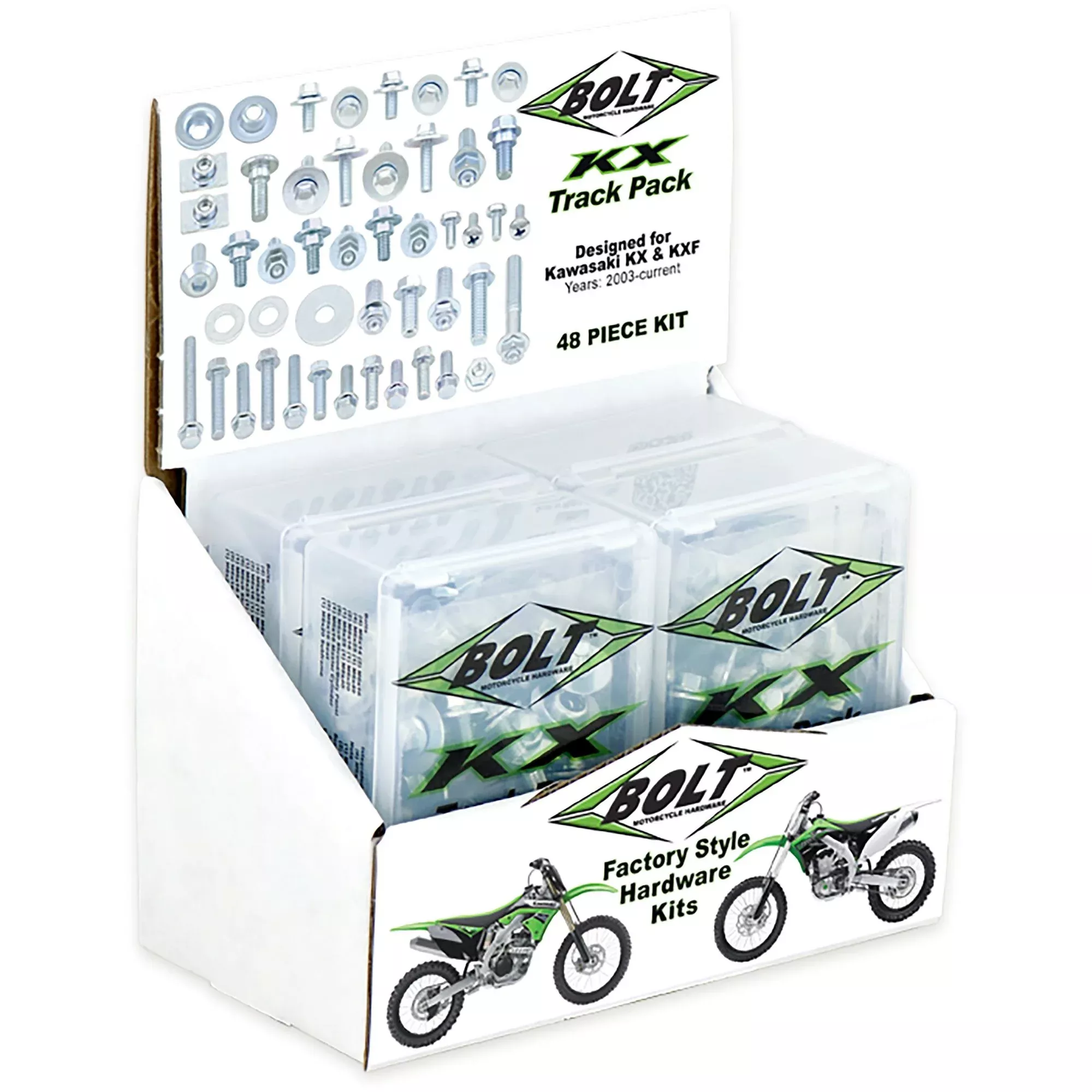 BOLT KX TRACK PACK 6/PK DISPLAY - 020-00115D