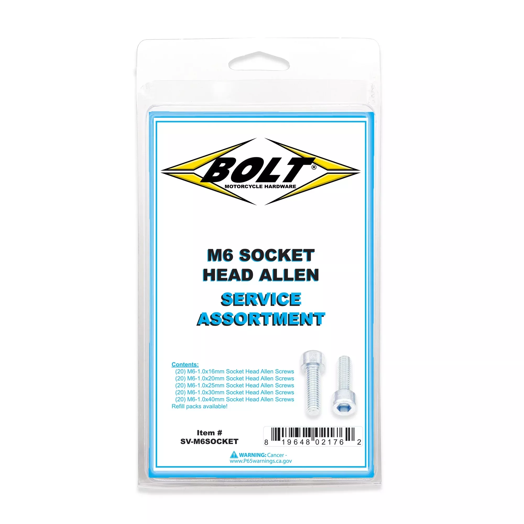 BOLT SMOOTH SOCKET HEAD ALLEN ASSORTMENT 80 PIECE KIT - 024-50000