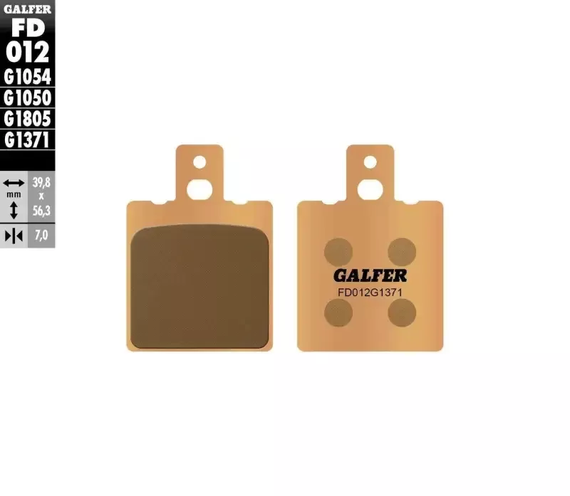 Brake Pads Sintered Fd012g1371