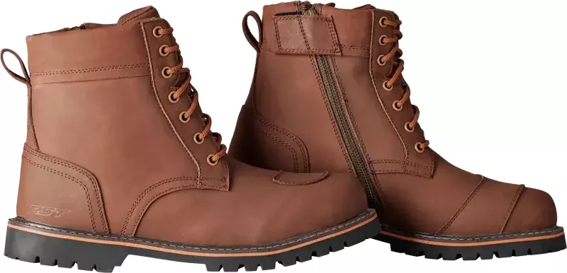 Brown Waterproof Roadster 3 CE Motorcycle Boots Size 8