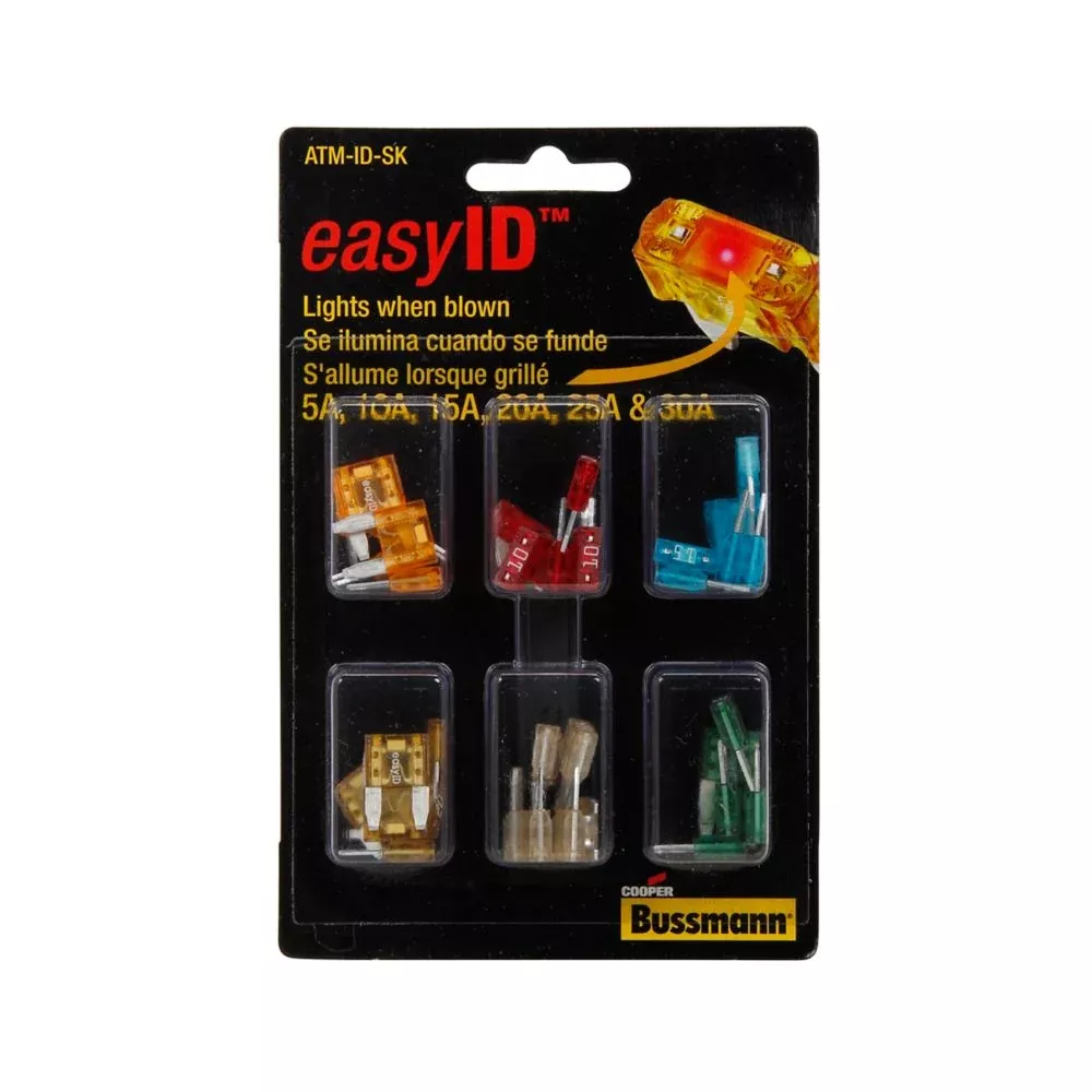Bussman ATM-ID-SK Fuse Assortment - Pack Of 36