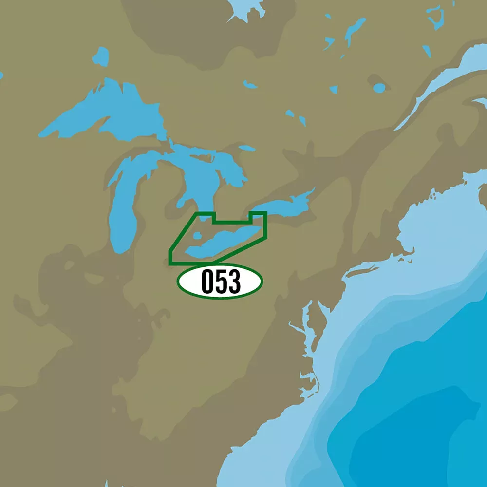 C-MAP MAX NA-M053/SD – Lake Erie & Lake St. Clair Bathymetric SD Format