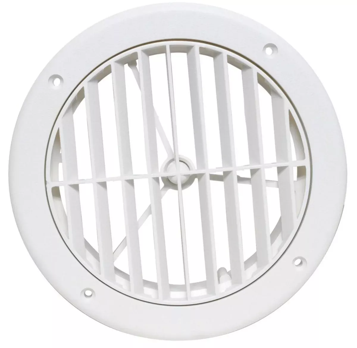 A/C Vent Louvered 5' Wh