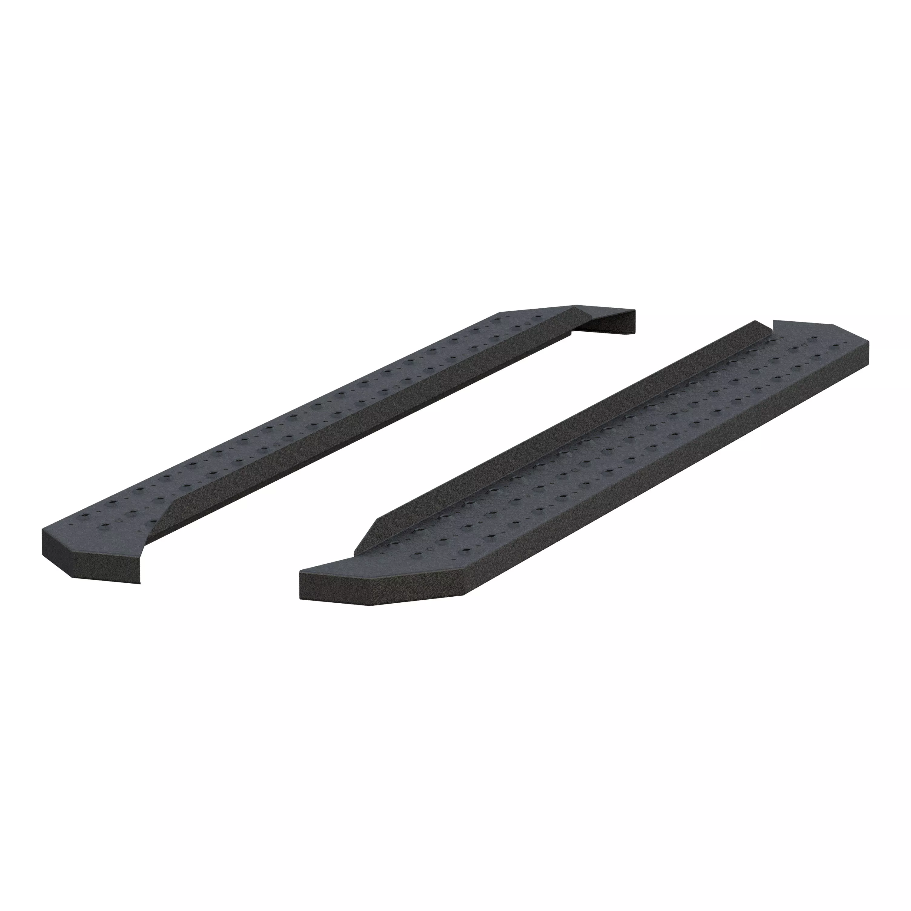 C2875 - RidgeStep 6-1/2" x 75" Black Steel Running Boards (No Brackets) - 2007-2026 Chevrolet Silverado 1500 and more