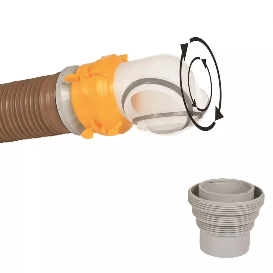 Camco 39471 4-in-1 Sewer Hose Dump Station Elbow