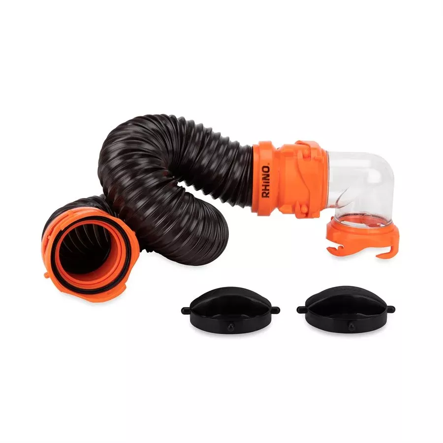 Camco 39768 3 ft RV Sewer Hose with Fittings