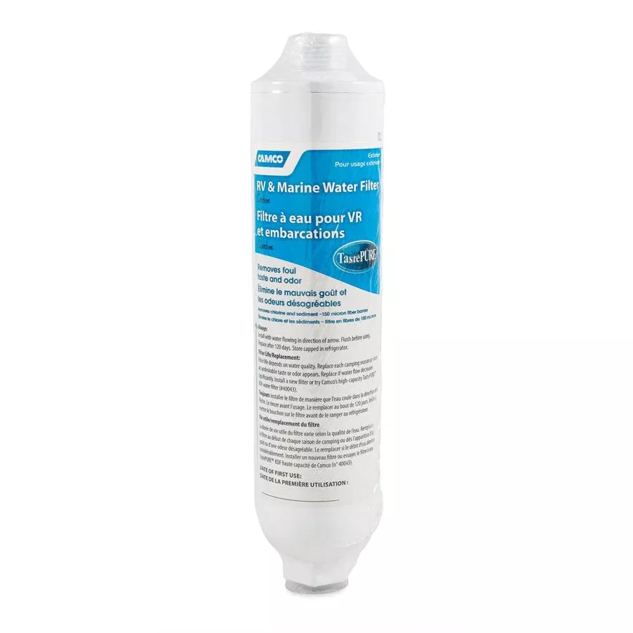 Camco 40646 Fresh Water Filter - In-Line Canister