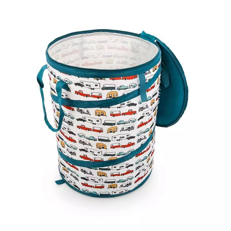Camco 42986 Collapsible Cup-Holder Trash Can