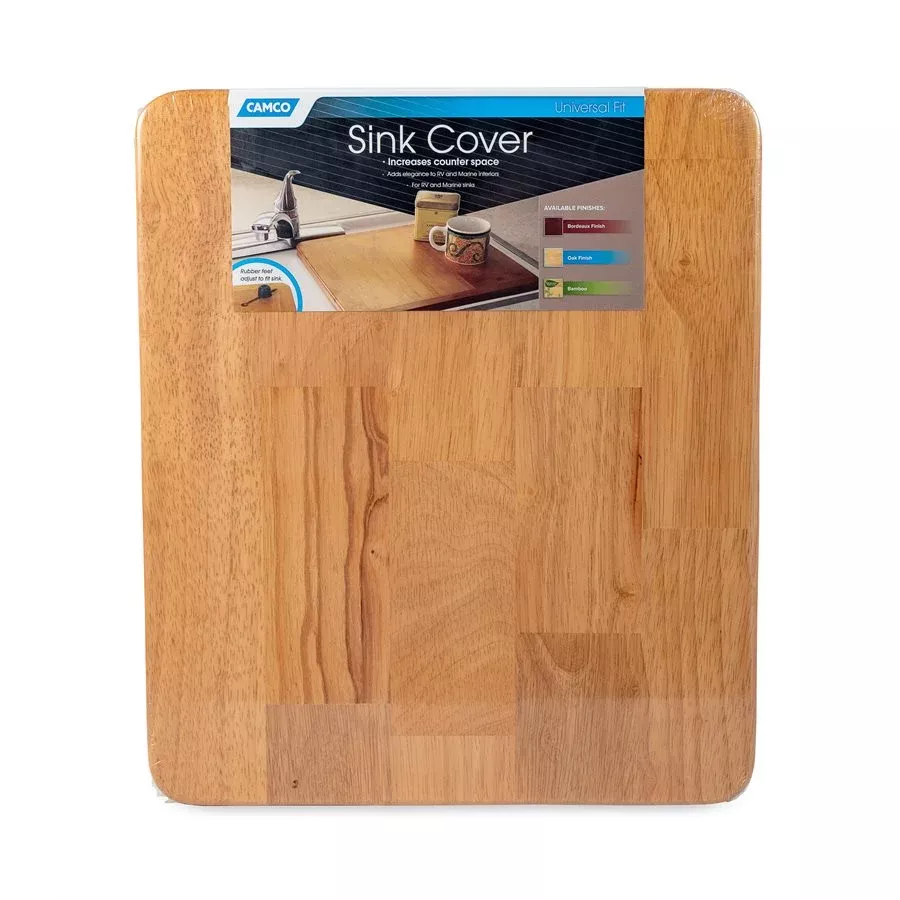 Camco 43431 Hardwood Sink Cover - 15 x 13 in