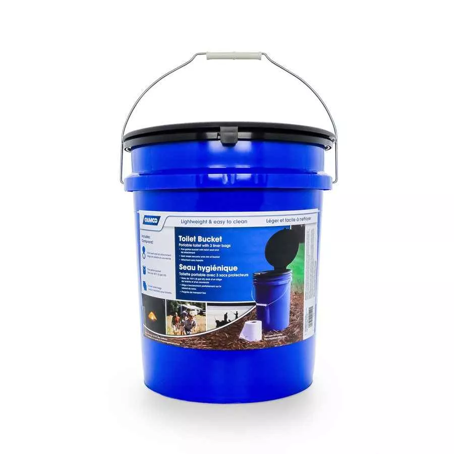 Camco 5-Gallon Portable Toilet - Blue – 41549