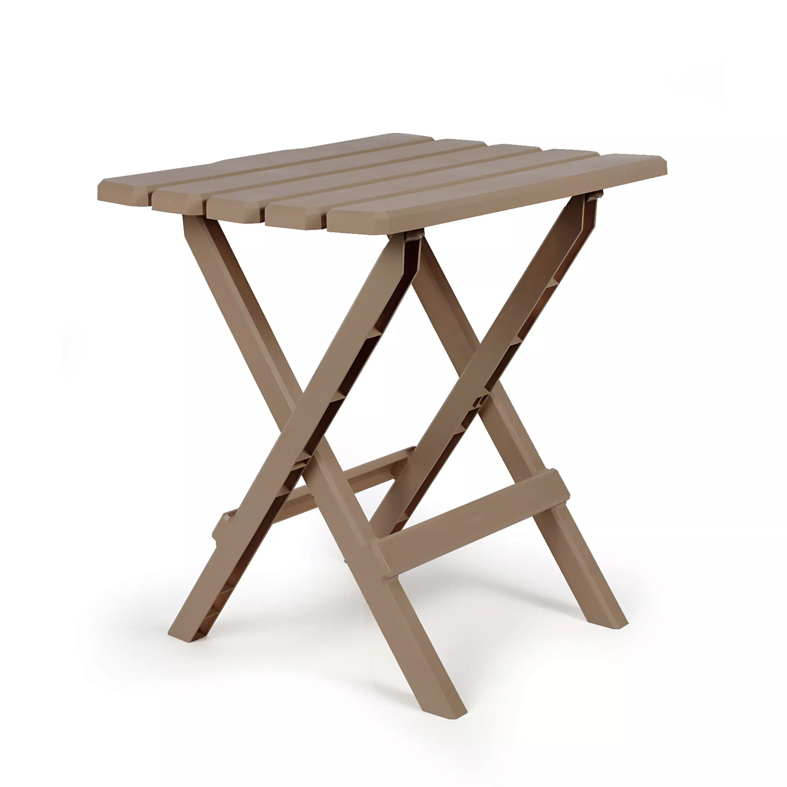 Camco 51887 Large Adirondack Folding Table – Champagne