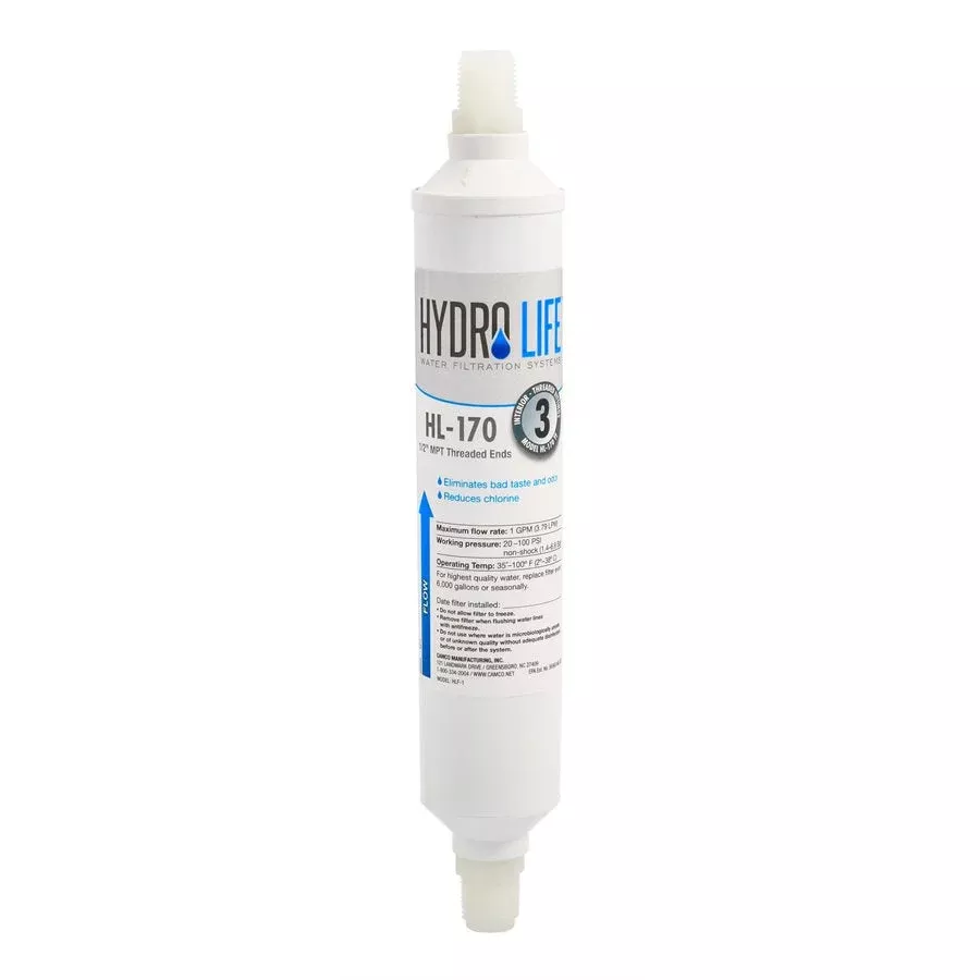 Camco 52117 Fresh Water Filter Cartridge - Camco HL170 Series