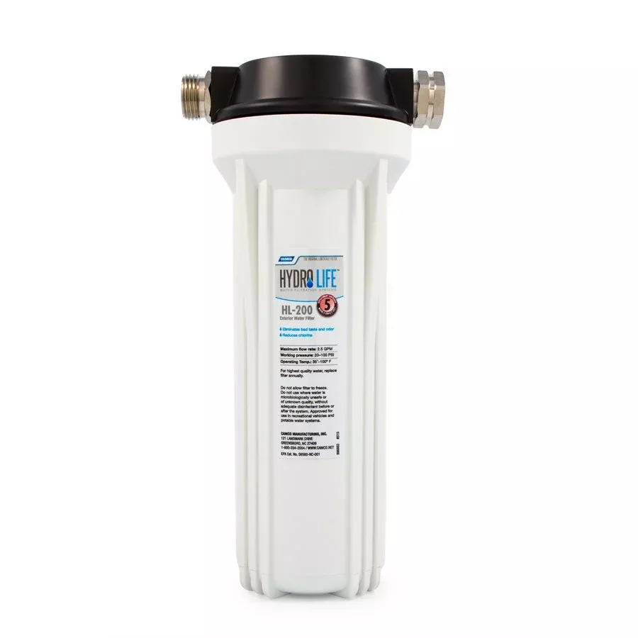 Camco 52141 Fresh Water Filter - In-Line Canister