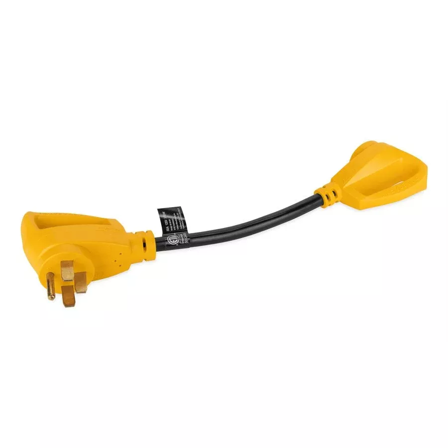 Camco 55175 Power Adapter - 14-50P to TT-30R, 18 in