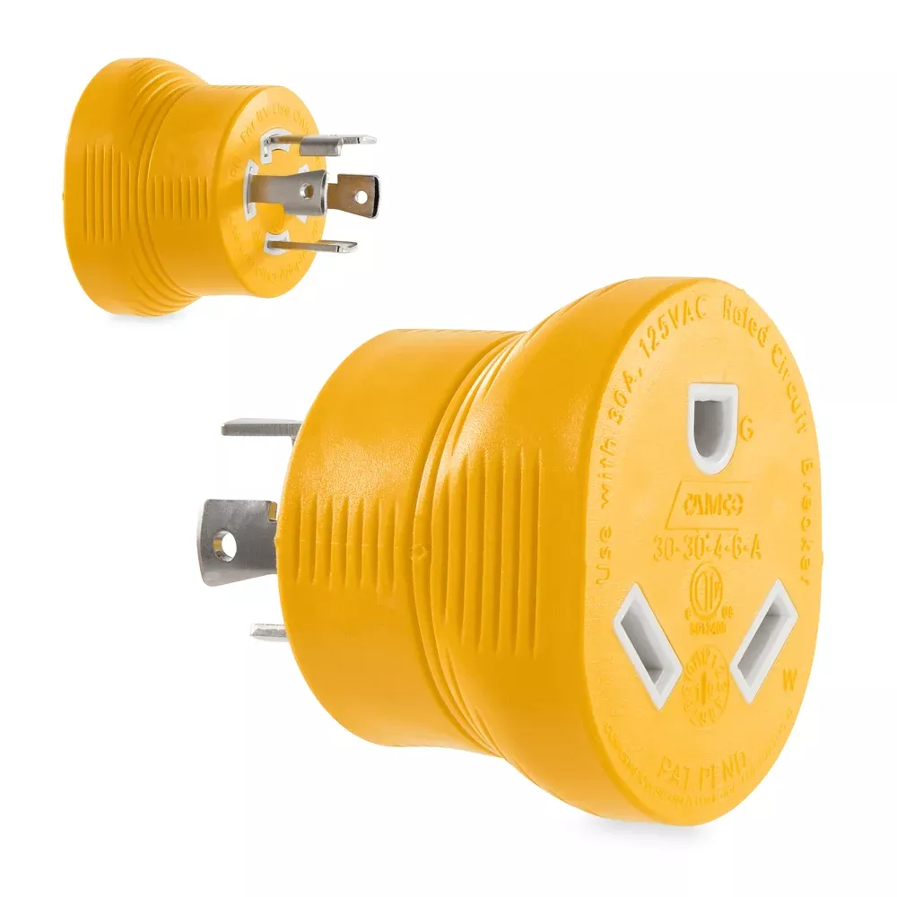 Camco 55338 Power Adapter - L14-30P to TT-30R