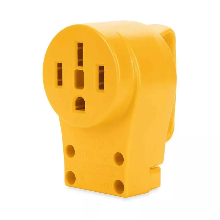 Camco 55353 PowerGrip 50A Female Replacement Receptacle