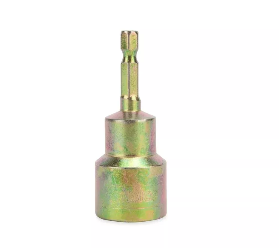 Camco 57364 Quick Connect Scissor Jack Socket Drill Bit Adapter, 3/4"