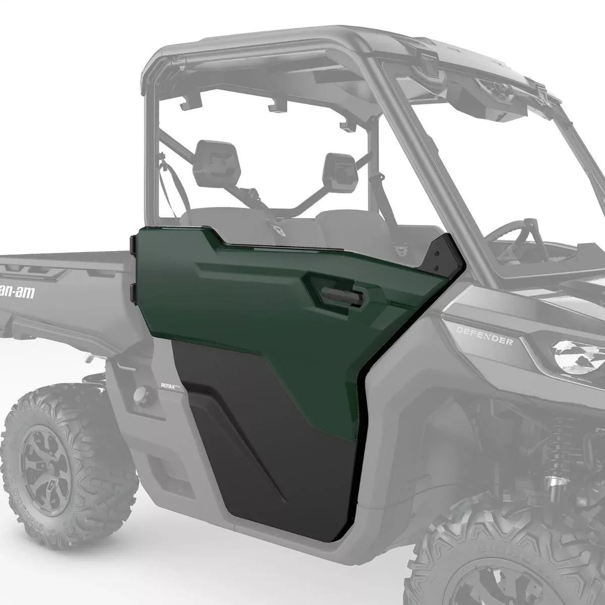 CAN-AM FRONT DELUXE HALF DOORS CAN-AM DEFENDER GREEN - 715007201