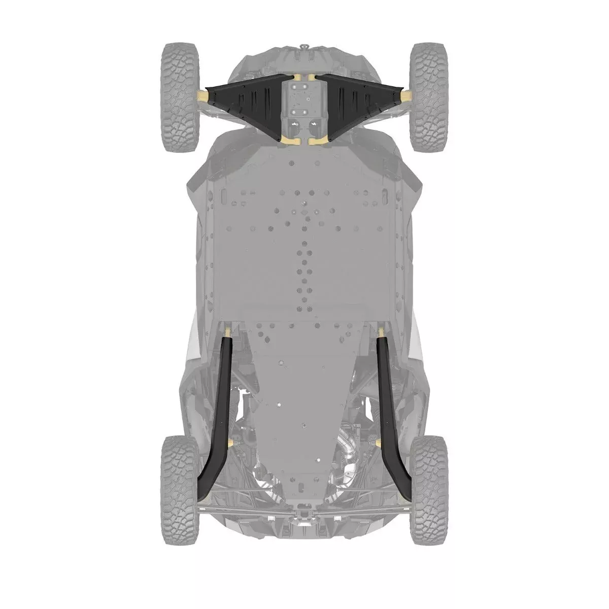 CAN-AM MAVERICK HMWPE FRONT A ARM AND TRAILING ARM PROTECTORS R - 715007183