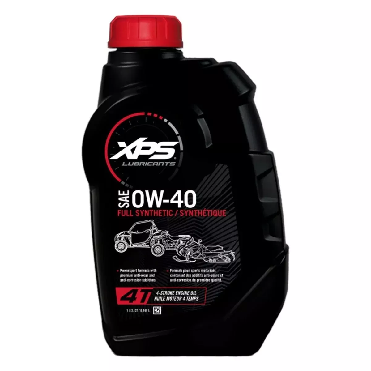 CAN-AM NEW OEM XPS 4-STROKE 0W-40 SYNTHETIC BLEND OIL 1 QUART - 9779139