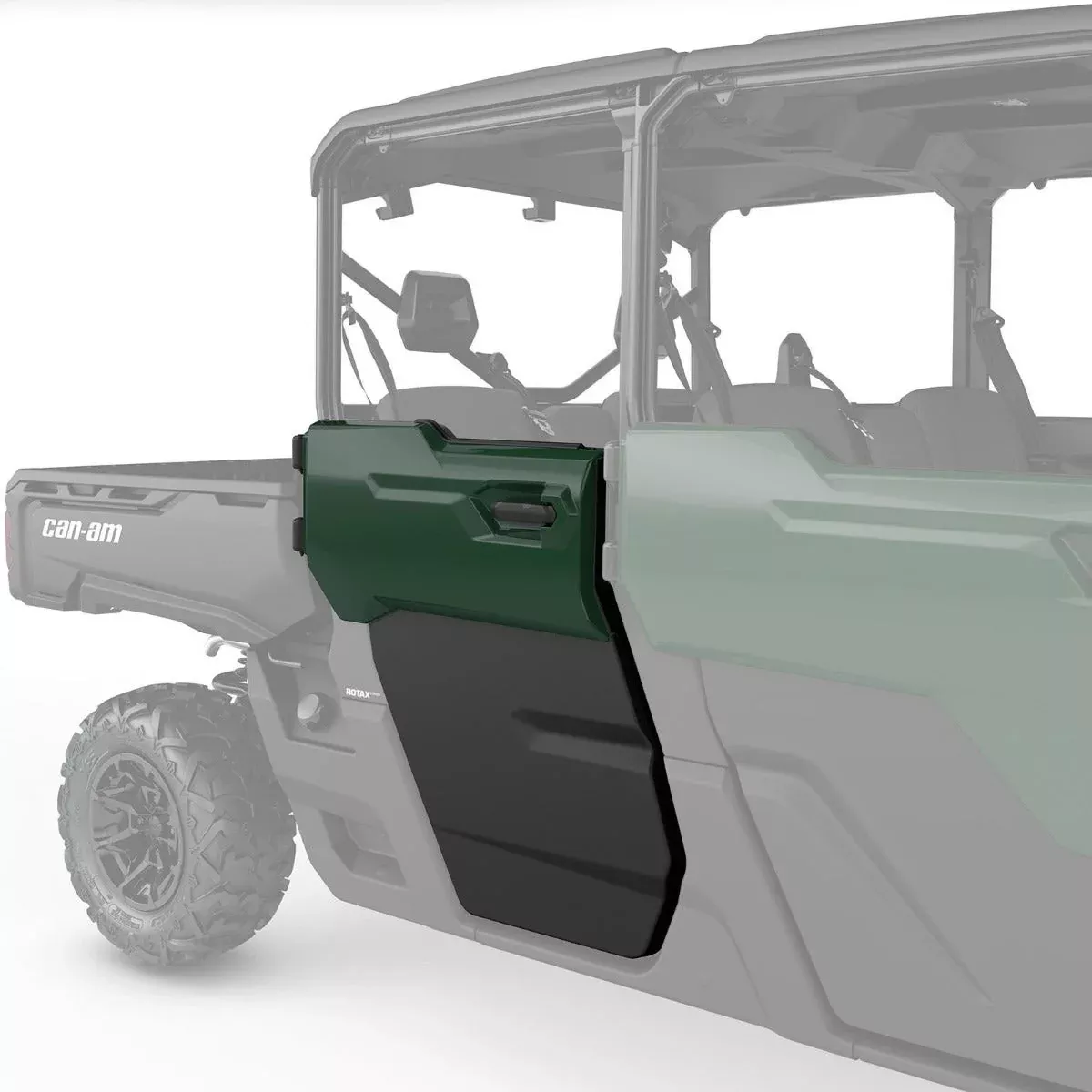 CAN-AM REAR DELUXE HALF DOORS CAN-AM DEFENDER GREEN - 715007202
