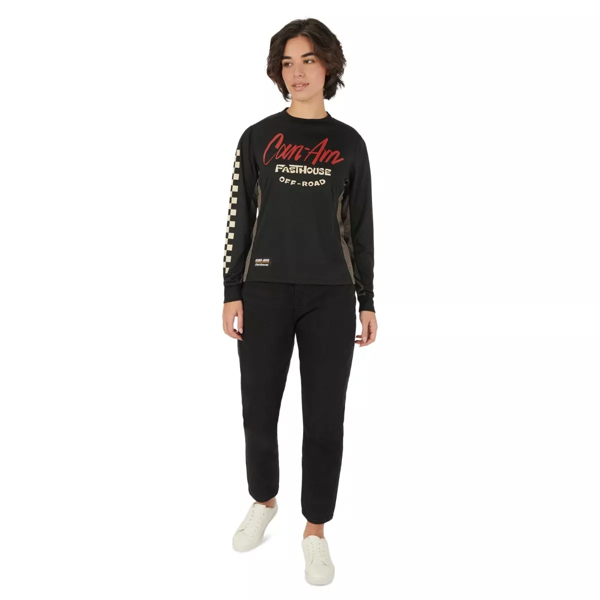 CAN-AM X FASTHOUSE WOMEN'S JERSEY BLACK M - 2880810690