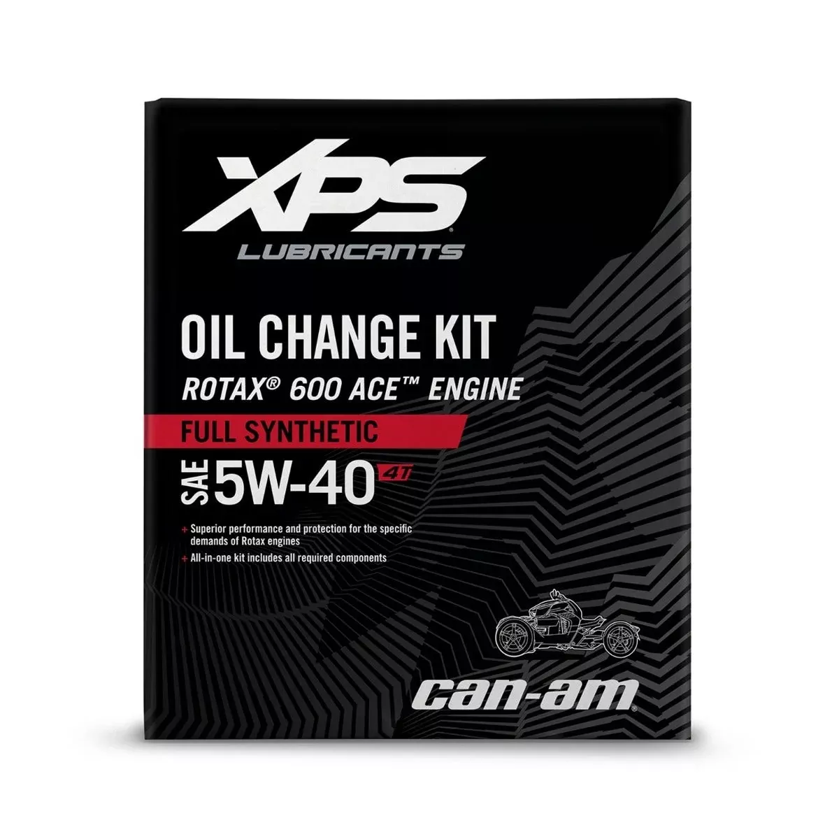 CAN-AM XPS 4T 5W-40 FULL SYNTHETIC OIL CHANGE KIT FOR ROTAX 600 CC ENGINE* - 9779490