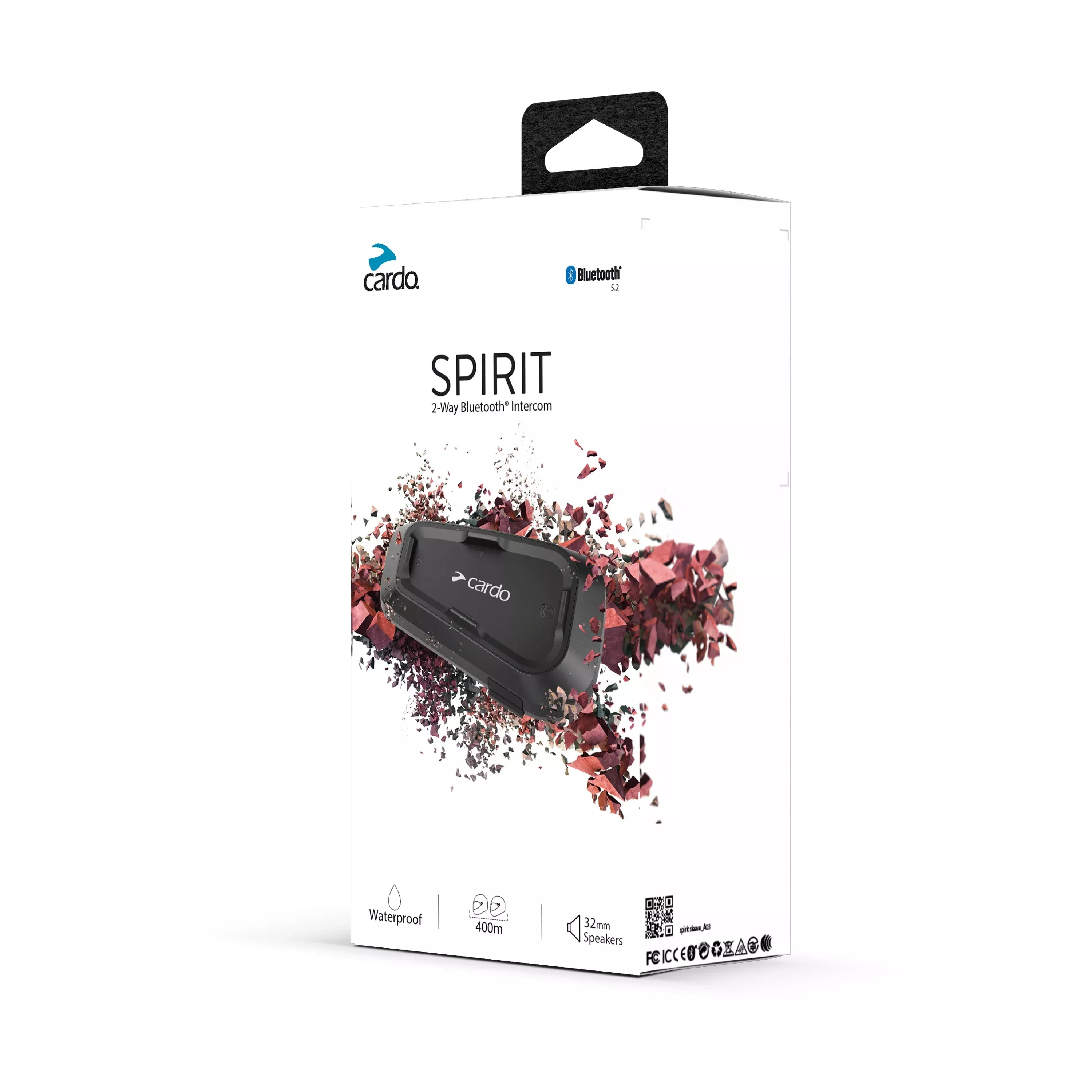 CARDO SPIRIT BLUETOOTH HEADSET SINGLE - 71-5034