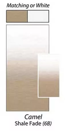 Carefree JU156B00 Patio Awning Fabric - 14 ft 2 in, Camel Shale Fade