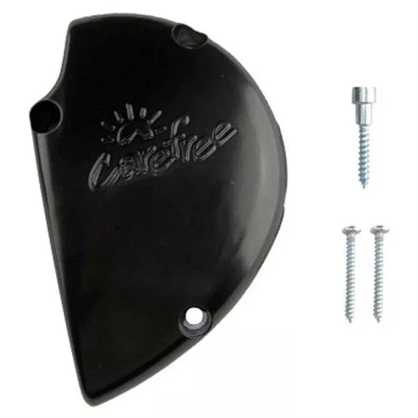 Carefree RV R001554BLK Ascent Awning Left Hand End Cap, Black