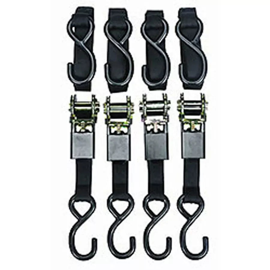 CargoBuckle F12637 Cam Buckle Tie-Down Value Pack – 1 ” x 6′, 4 Pack