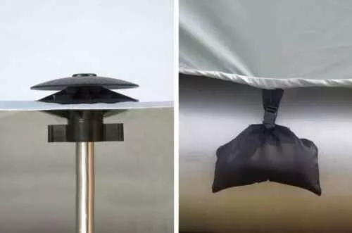 Carver 60002 Boat Cover Support Pole with Boat Vent II