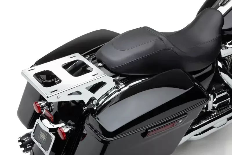 Chrome 2-Up Tour Pack Mount for FLH/FLT Models (2014-2022)
