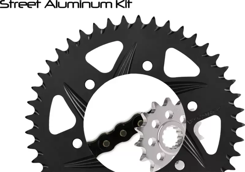 CK2256 Sprocket/Chain Kit Stl/Alu 15/40t Blk Rx3 520 104l Blk