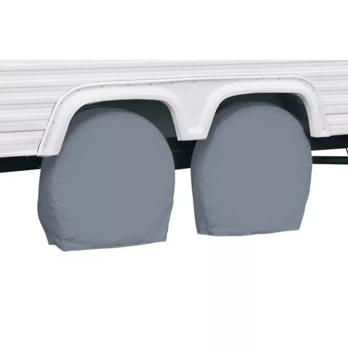 Classic Accessories 80-083-151001-00 Wheel Cover 26.75"-29" Pair - Gray