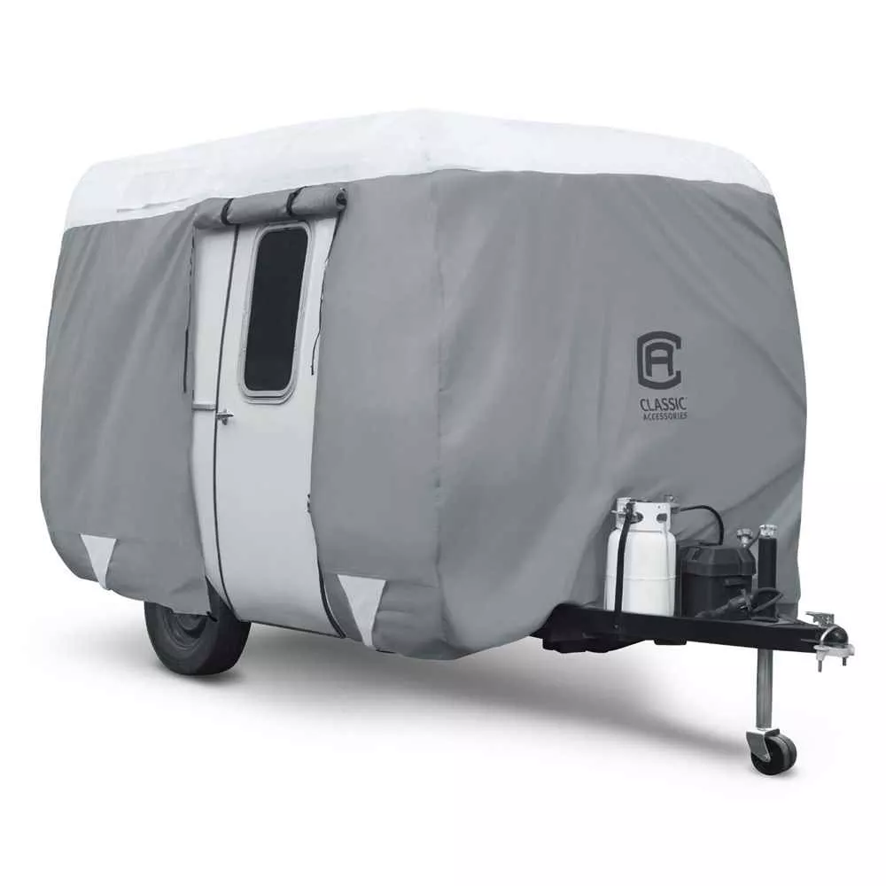 Classic Accessories 8040916100 PolyPro 3 Molded Fiberglass Trailer Cover - 13'1" to 16'