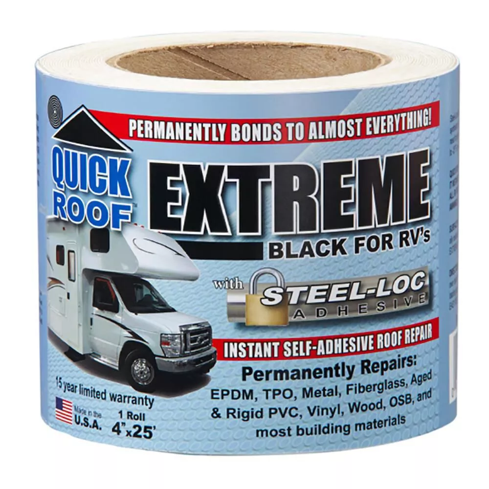Cofair Quick Roof Extreme 4" x 25′, Black