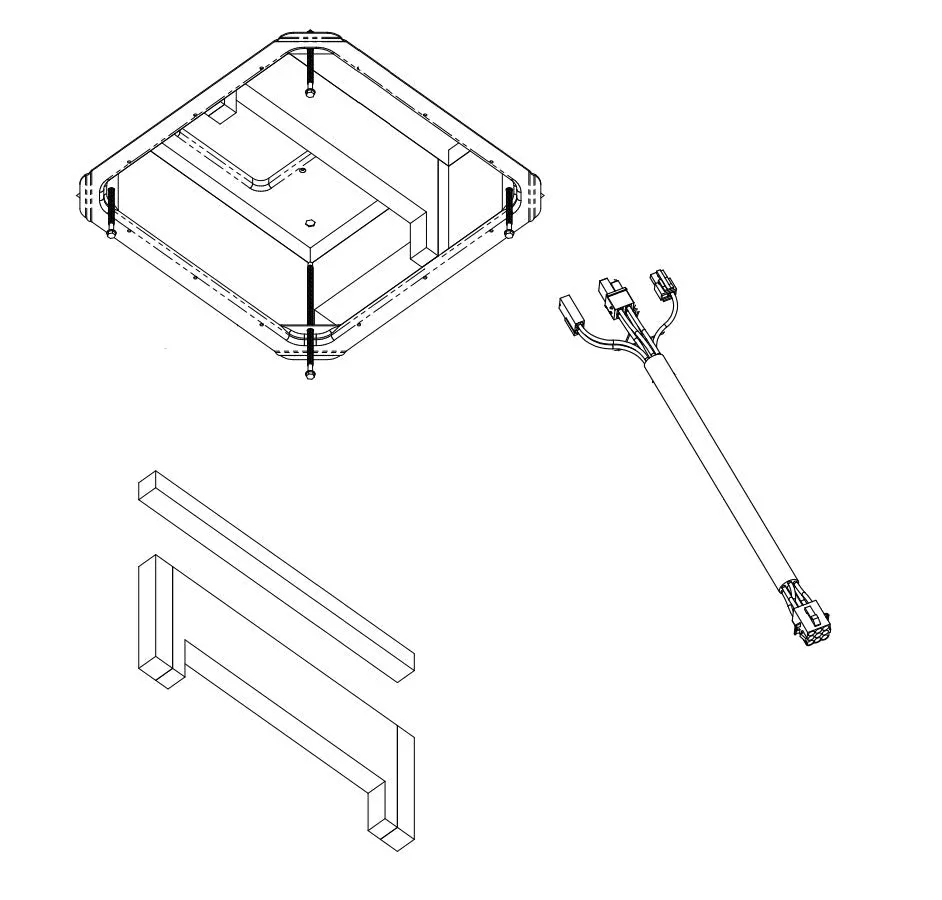 Coleman Mach 8330A5221 Carrier Cool-Only Ceiling Assembly Adapter Kit